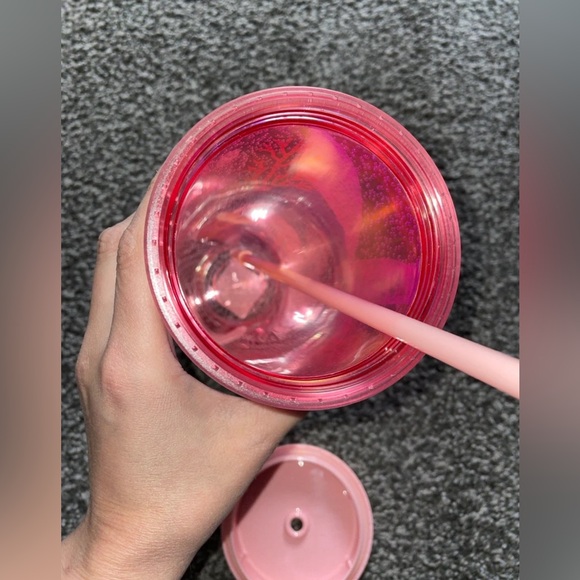 Starbucks 24oz Tumbler Summer 2021 Pink Coral Bubble Under The Sea NWT - Picture 6 of 8